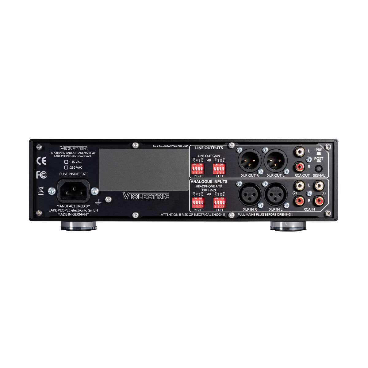 Violectric HPA V550 PRO | Kopfhörerverstärker inkl. 256 Step 